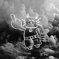 Flip-Off Cat