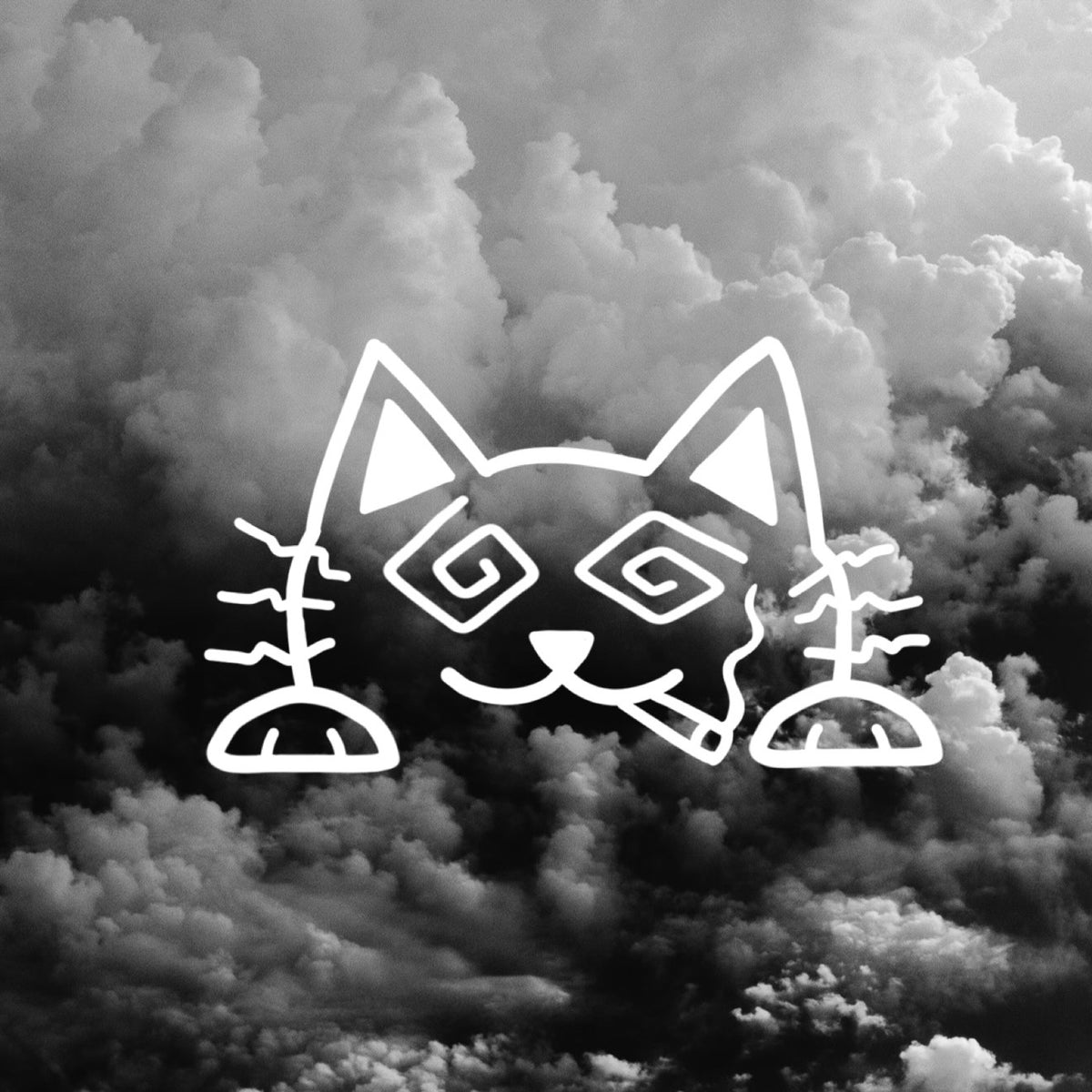 Smoking Cat Peeker