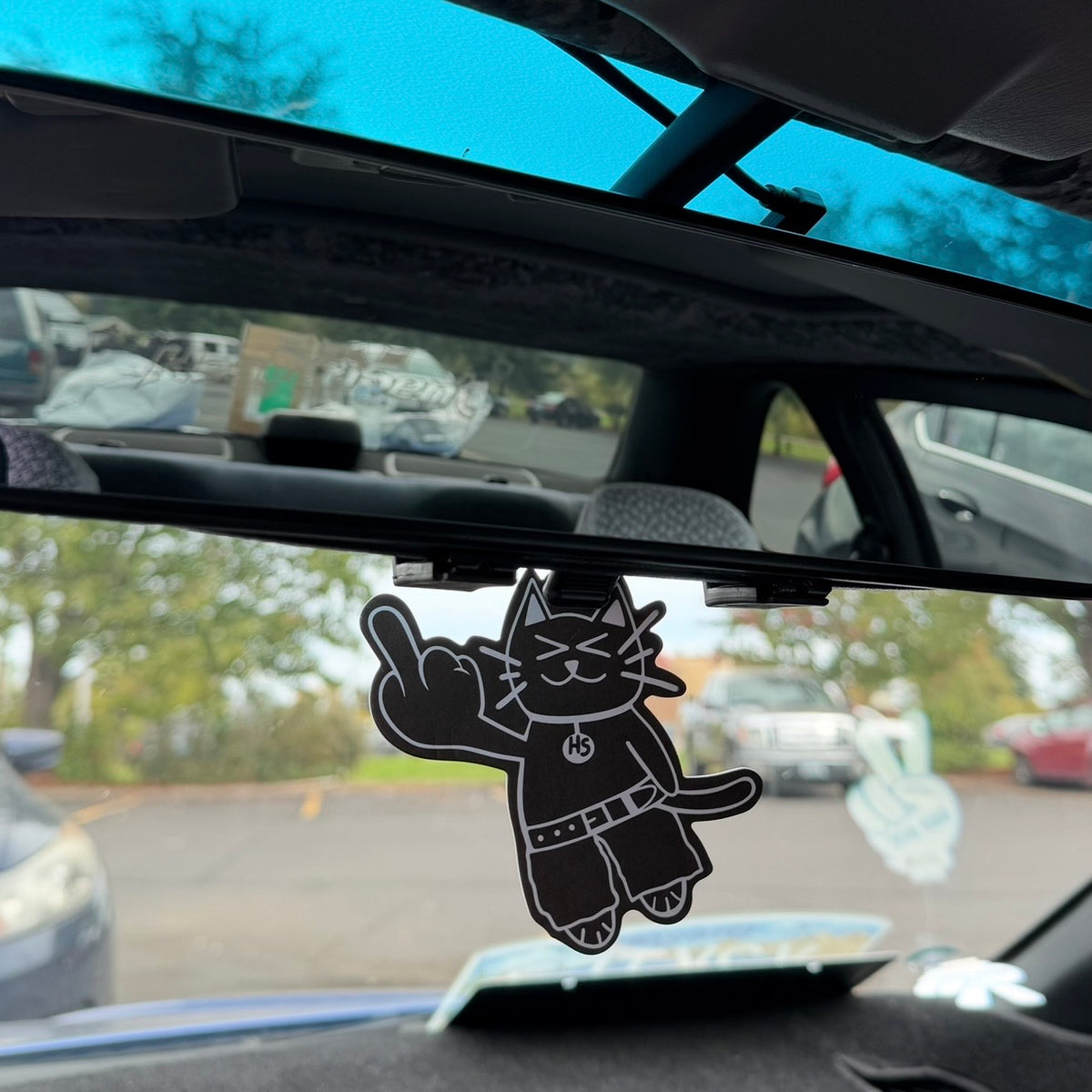 Flip-Off Cat Air Freshener
